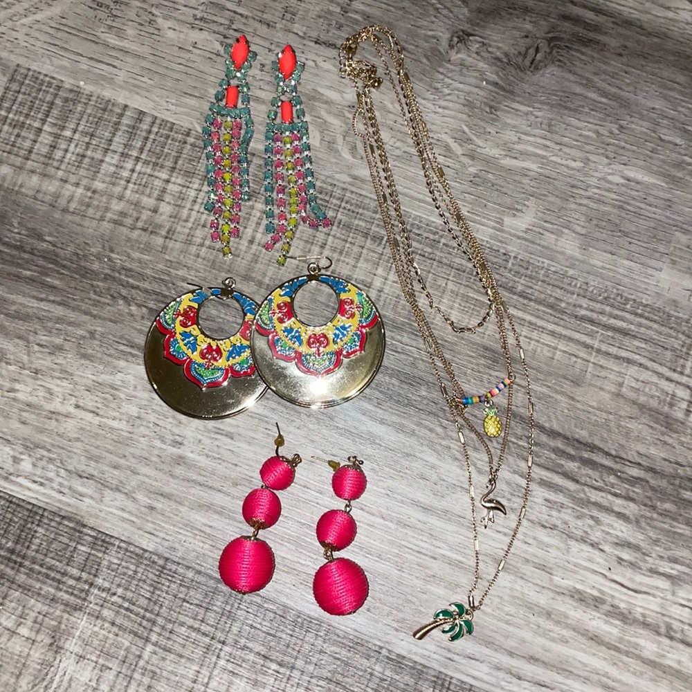 Colorful jewelry bundle